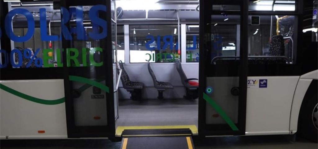 Στο αμαξοστάσιο του Ρούφ το δεύτερο ηλεκτροκίνητο λεωφορείο